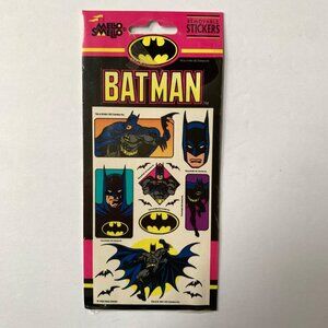 1992 Mello Smello Vintage Batman Removable Stickers New
